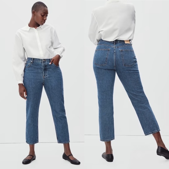 Everlane Denim - Everlane The Curvy ‘90s Cheeky Straight Leg Jeans‎ Organic Cotton